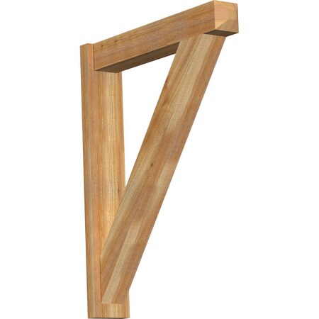 Ekena Millwork Traditional Craftsman Rough Sawn Outlooker, Western Red Cedar, 6"W x 32"D x 40"H OUT06X32X40TRA04RWR